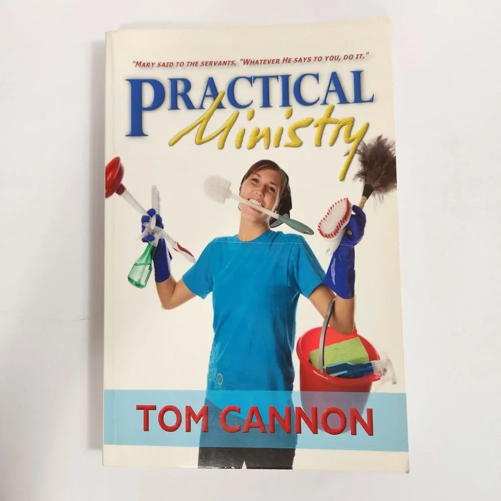 Practical Ministry by Tom Cannon. White and blue color arrangement.